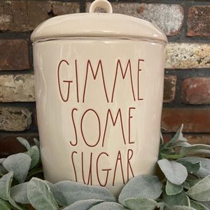 Large sugar canister